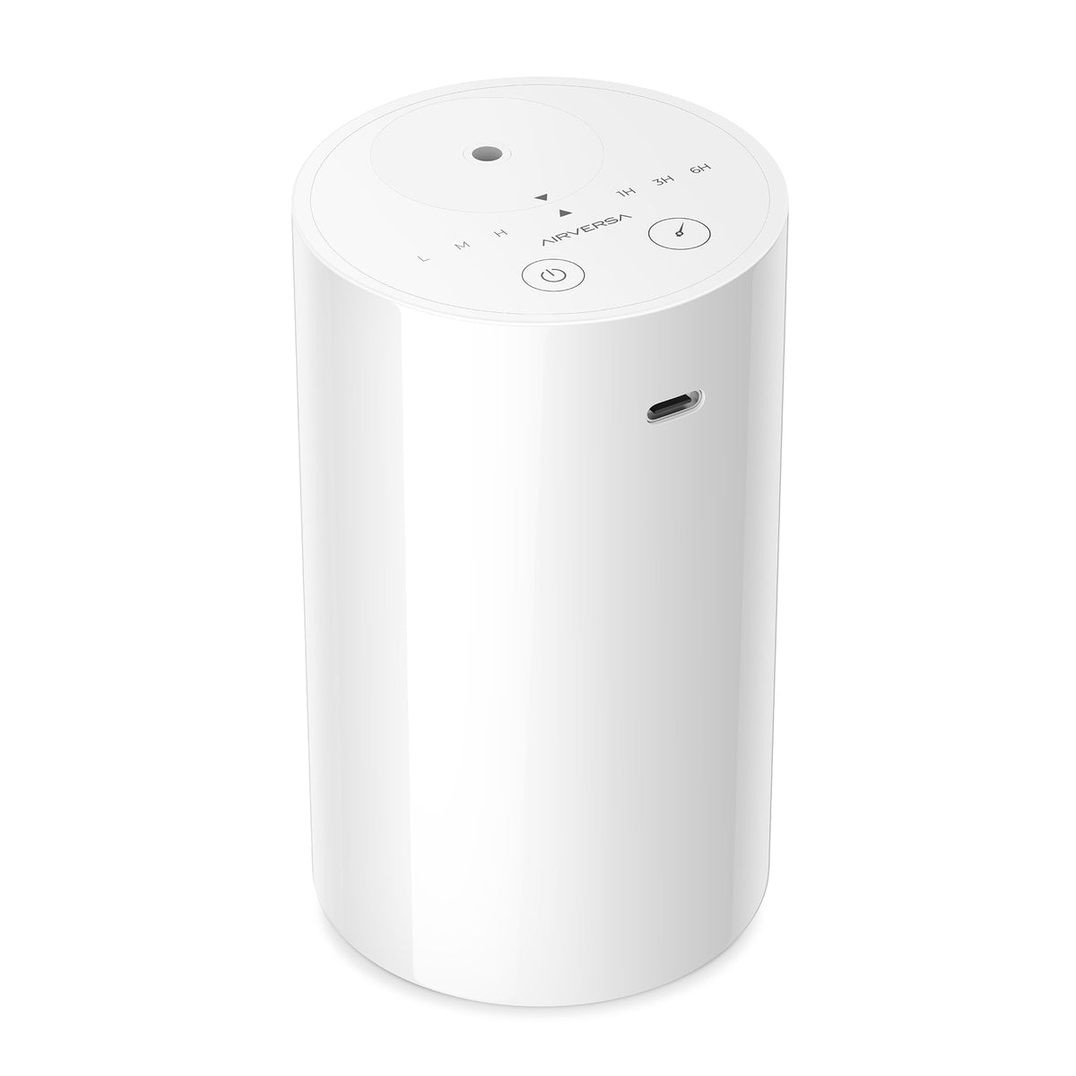Airversa AN8 Waterless Essential Oil Diffuser Starter Kit, Black