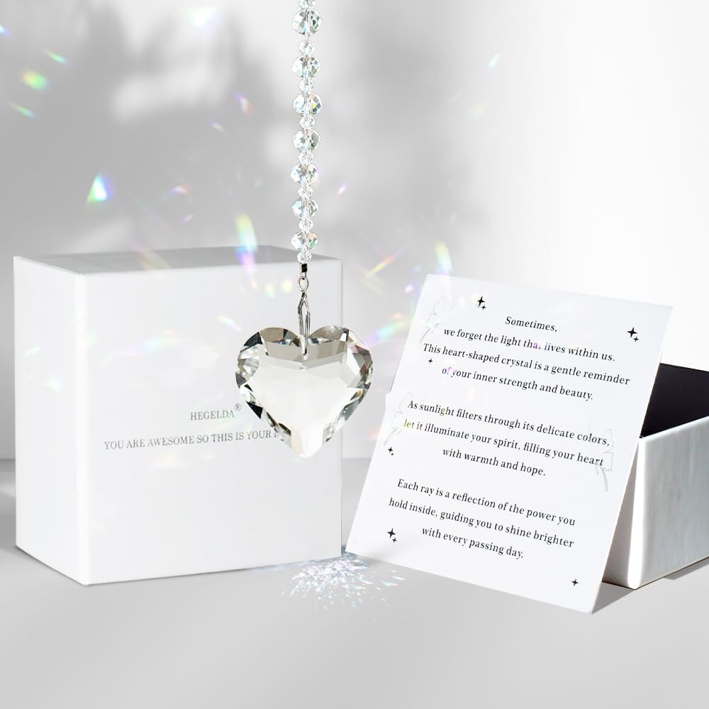 Birthday Gifts for Women Friend Crystal Suncatcher Christmas Ornament Decor