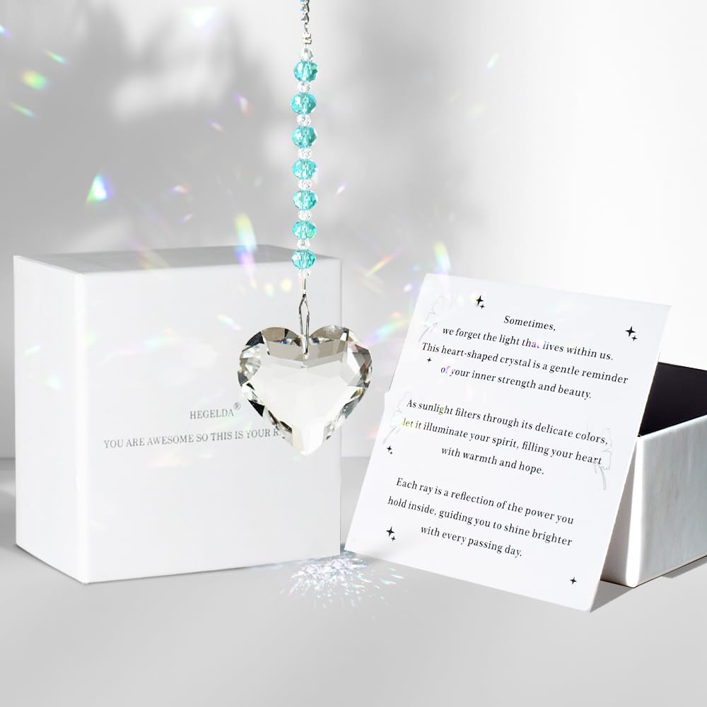 Birthday Gifts for Women Friend Crystal Suncatcher Christmas Ornament Decor