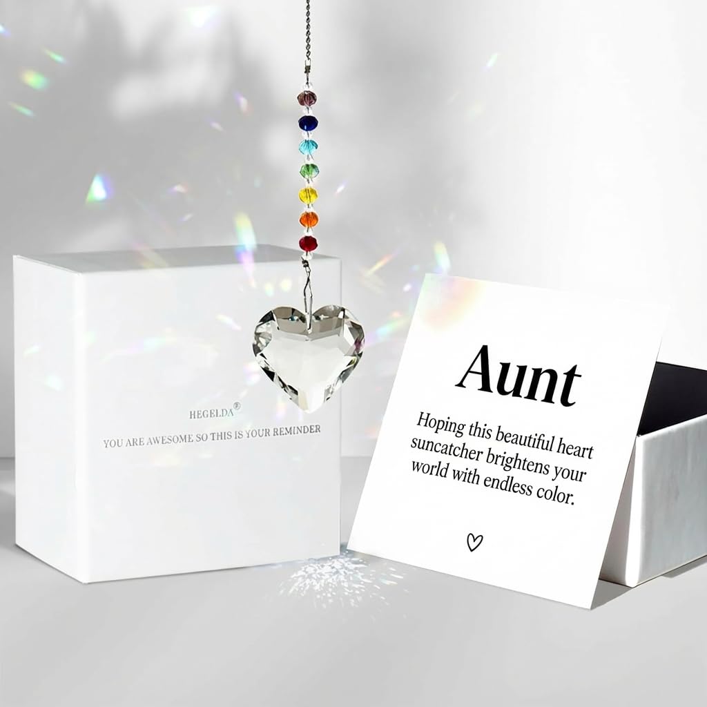 Birthday Gifts for Women Friend Crystal Suncatcher Christmas Ornament Decor