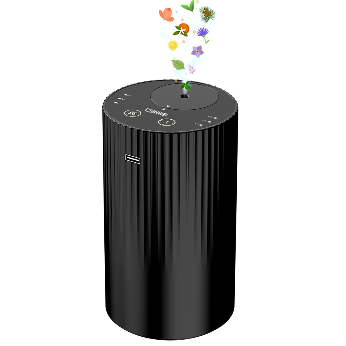 Waterless Diffuser for Essential Oil, Portable Scent Diffuser for Home, Car
