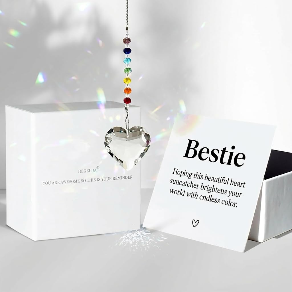 Birthday Gifts for Women Friend Crystal Suncatcher Christmas Ornament Decor