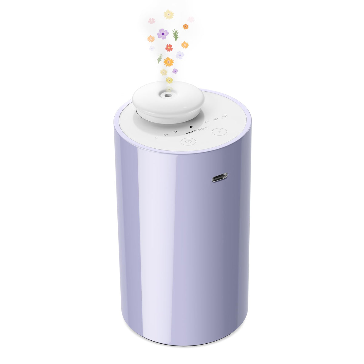Airversa AN6 Waterless Diffuser for Essential Oil for Home, Room, Black