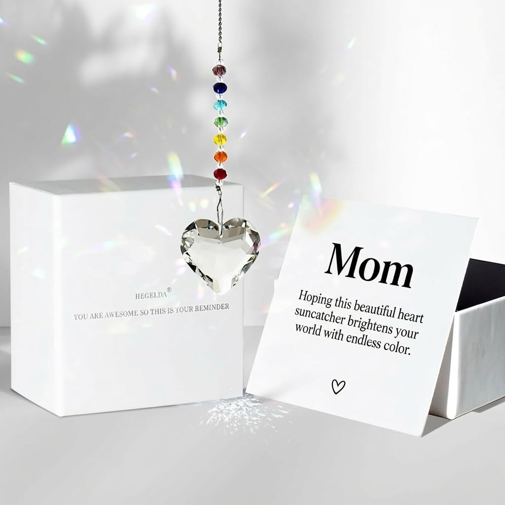 Birthday Gifts for Women Friend Crystal Suncatcher Christmas Ornament Decor