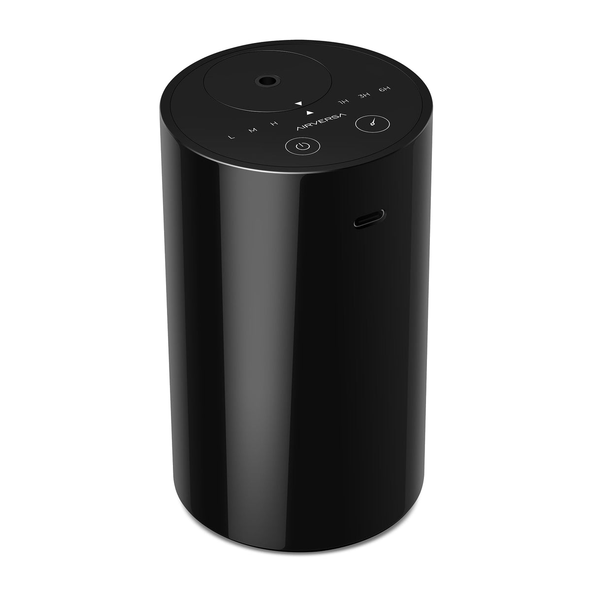 Airversa AN8 Waterless Essential Oil Diffuser Starter Kit, Black