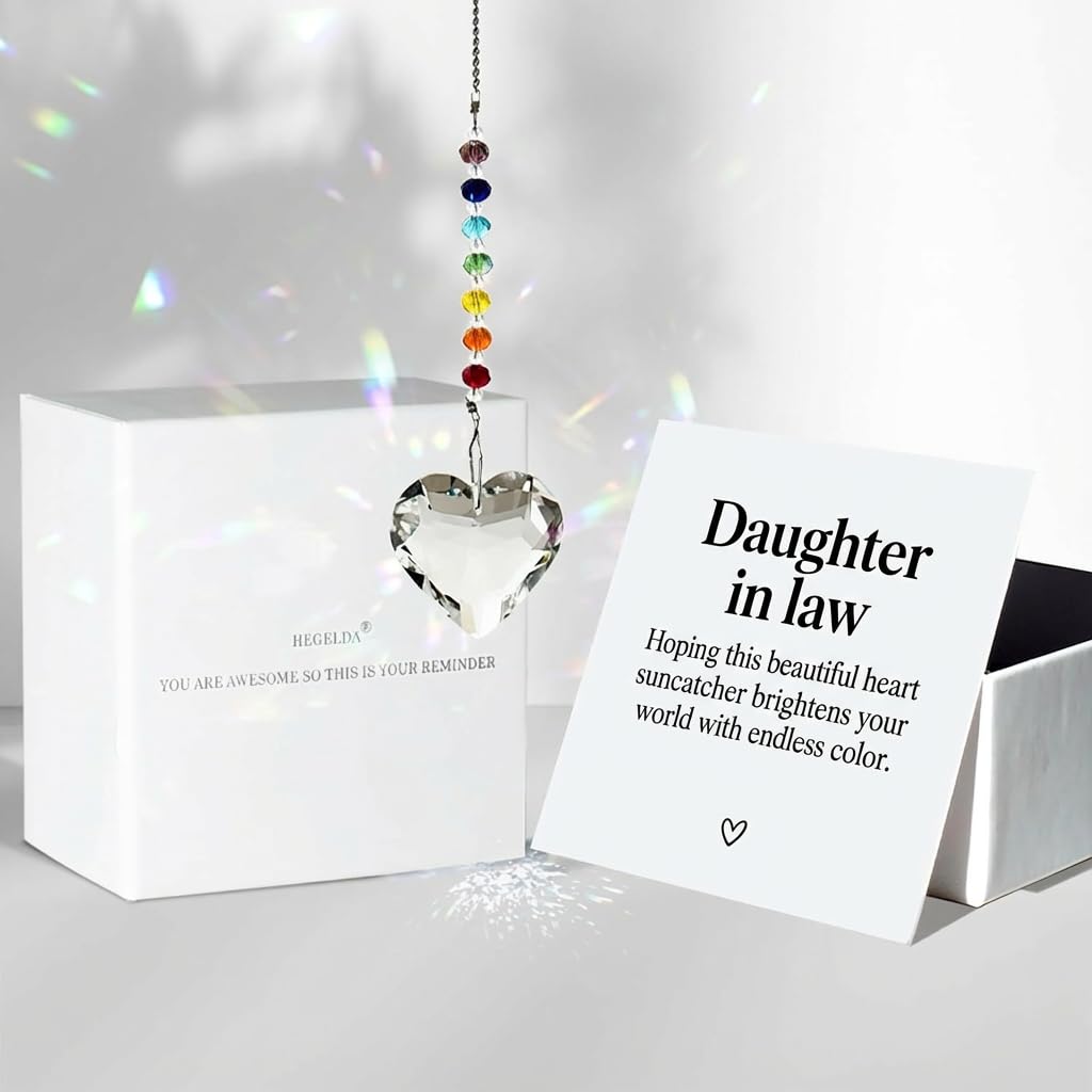 Birthday Gifts for Women Friend Crystal Suncatcher Christmas Ornament Decor