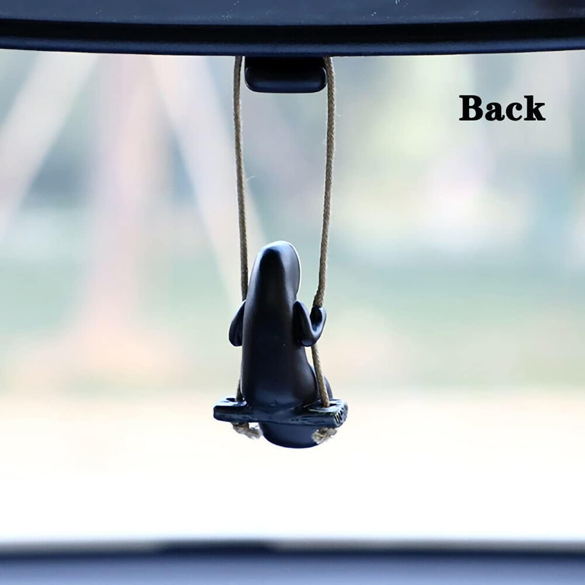Anime Car Accessories of No Face Man Car Pendant Hanging Swing, for Car Rear View Mirror Accessories