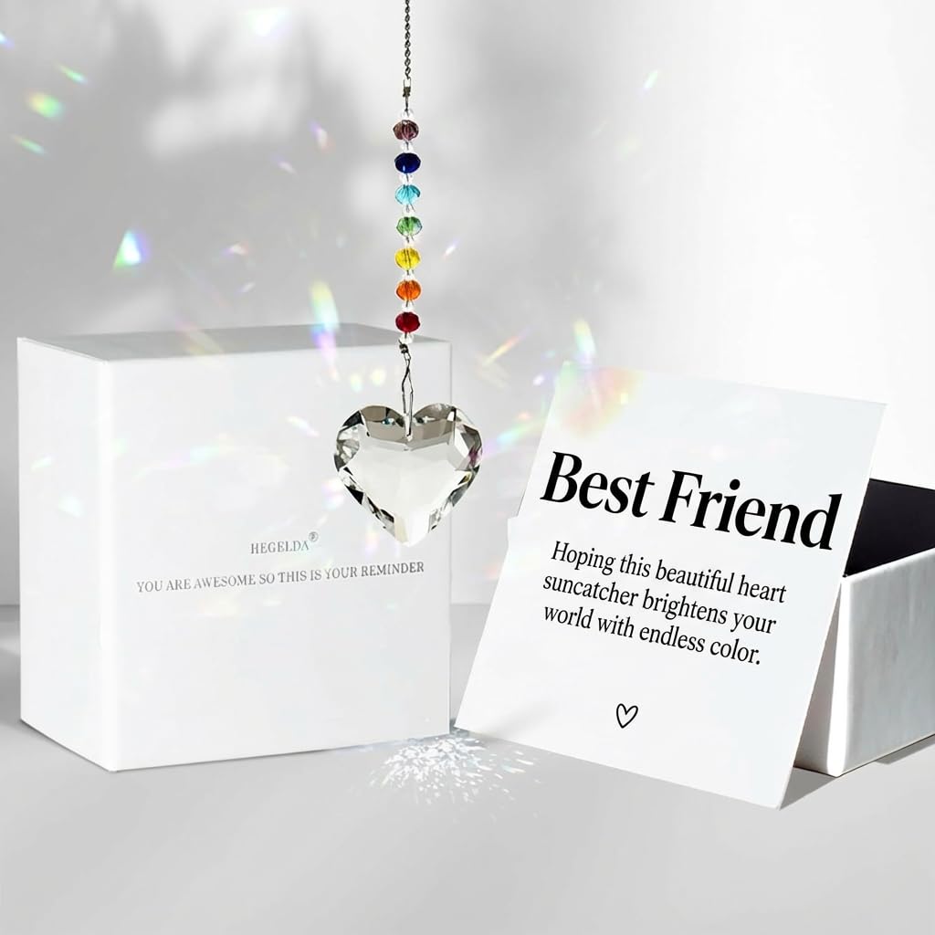 Birthday Gifts for Women Friend Crystal Suncatcher Christmas Ornament Decor