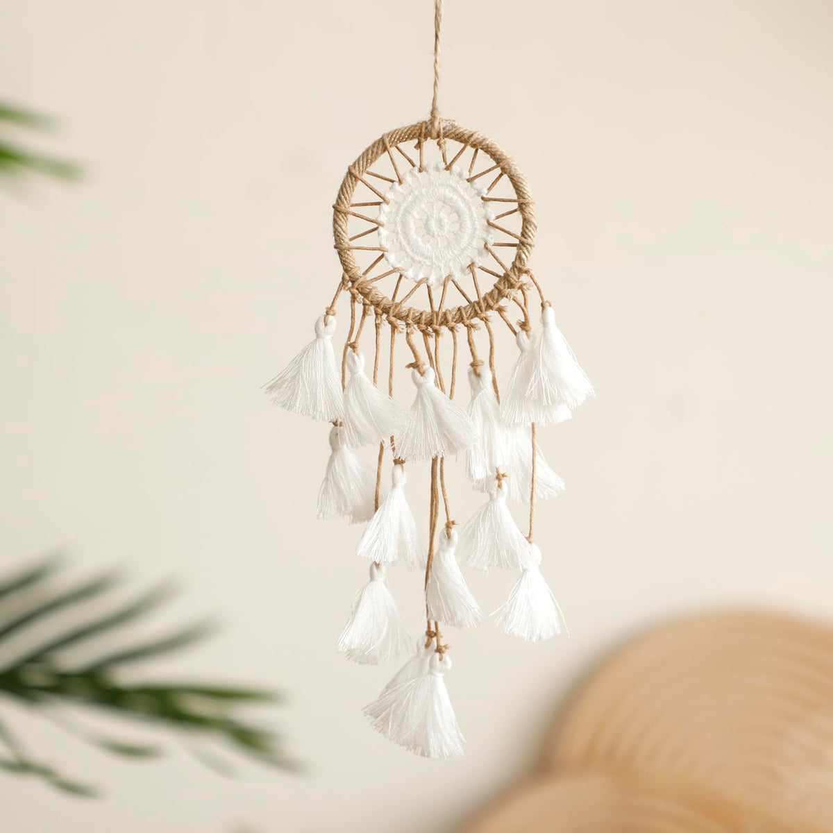Artilady Mini Dream Catcher, Boho Car Decor Rear View Mirror Accessories