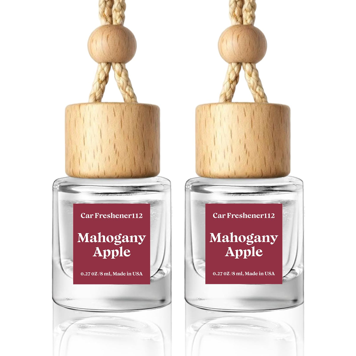 HoogaLife Car Air Freshener Diffuser 2 Pack Hanging Air Freshener Diffuser - Vanilla Cream Fragrance Oil Air D iffuser for Car, 45+ days Long Lasting Fragrance Made in USA C ar Air Fresheners (V54)