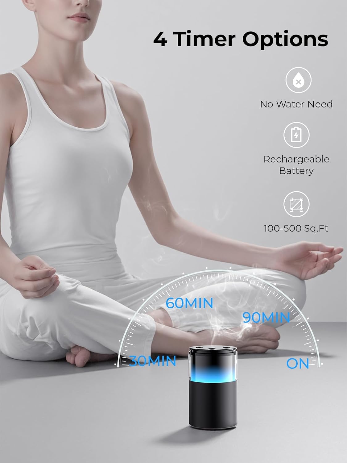 Waterless Essential Oil Diffuser: -  for Home