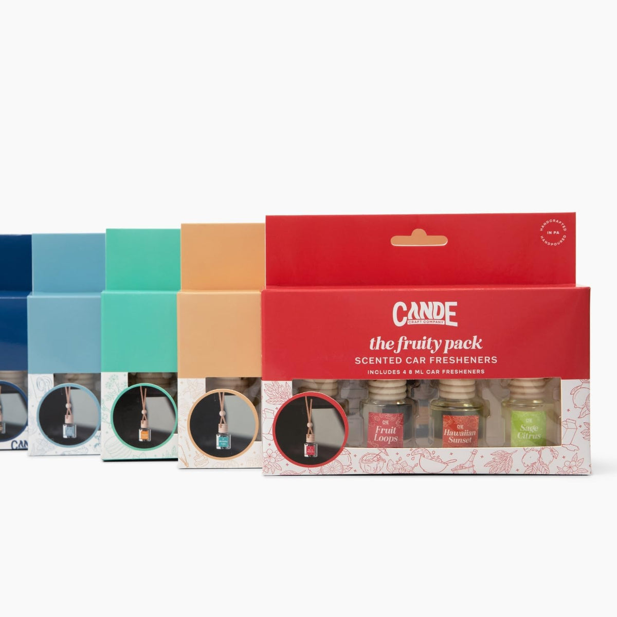 CANDECraftCo 2 Pack Hanging Car Air Freshener Diffuser for Essential Oils