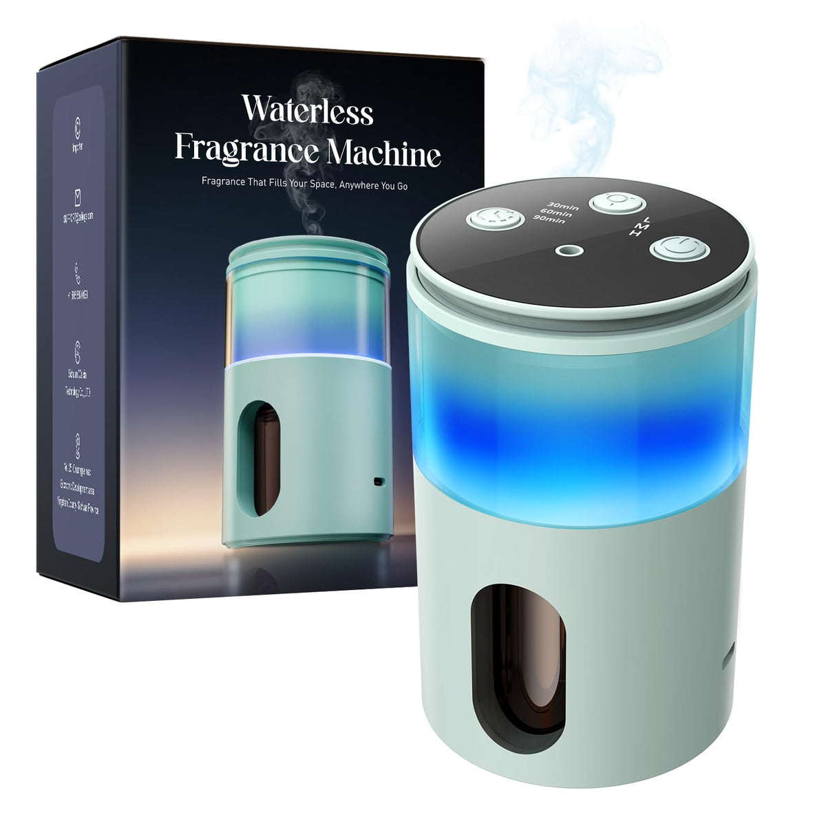 Waterless Essential Oil Diffuser: -  for Home