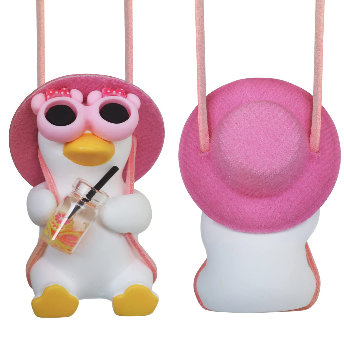 Cool Swinging Duck Car Hanging Ornament Rear View Mirror Funny Xmas Gifts