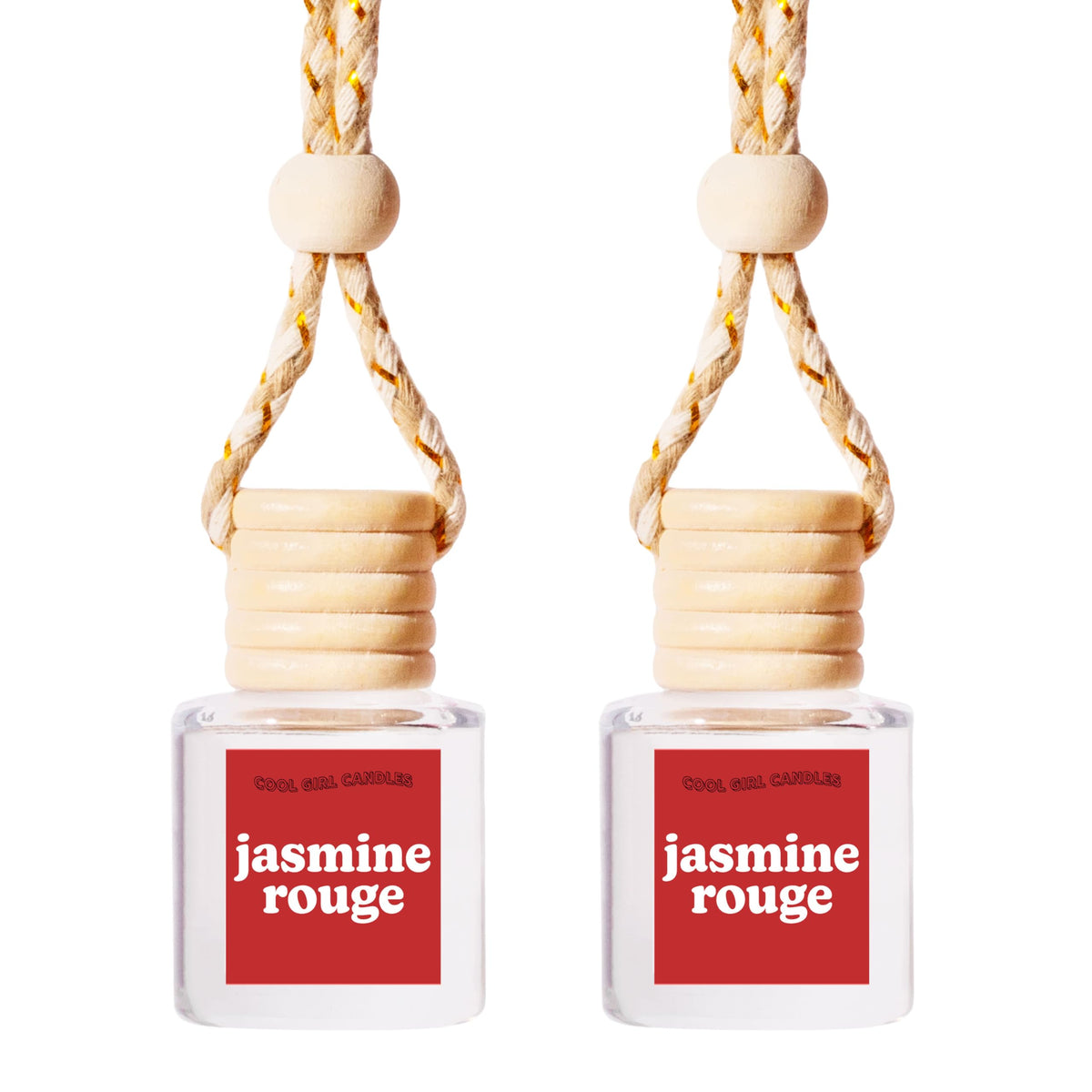 COOLGIRLCANDLES Pistachio Salted Caramel Hanging Car Air Freshener and Essential Oil Diffuser - Automobile Aromatherapy Diffuser Bottle