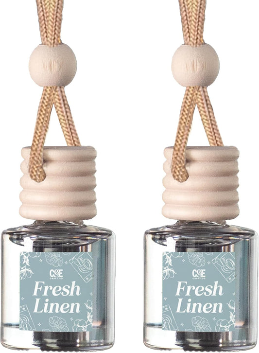 CANDECraftCo 2 Pack Hanging Car Air Freshener Diffuser for Essential Oils