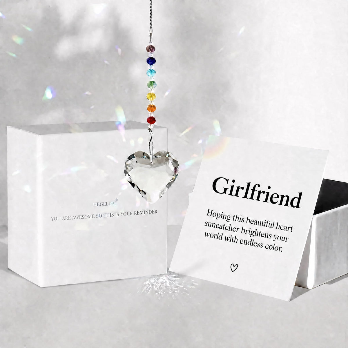 Birthday Gifts for Women Friend Crystal Suncatcher Christmas Ornament Decor