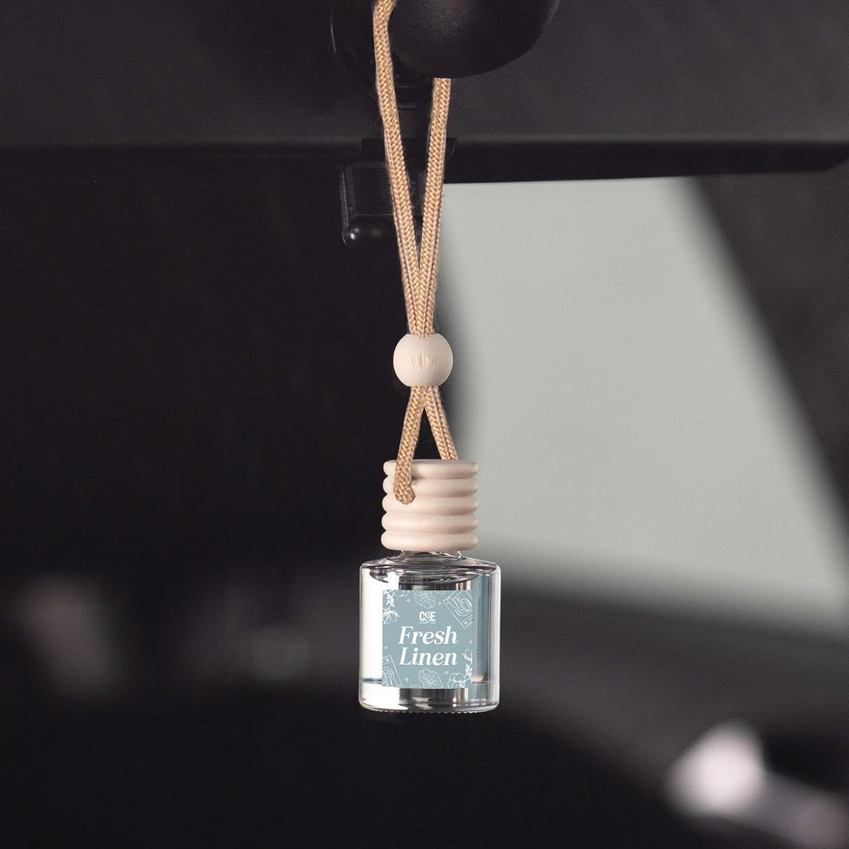 CANDECraftCo 2 Pack Hanging Car Air Freshener Diffuser for Essential Oils