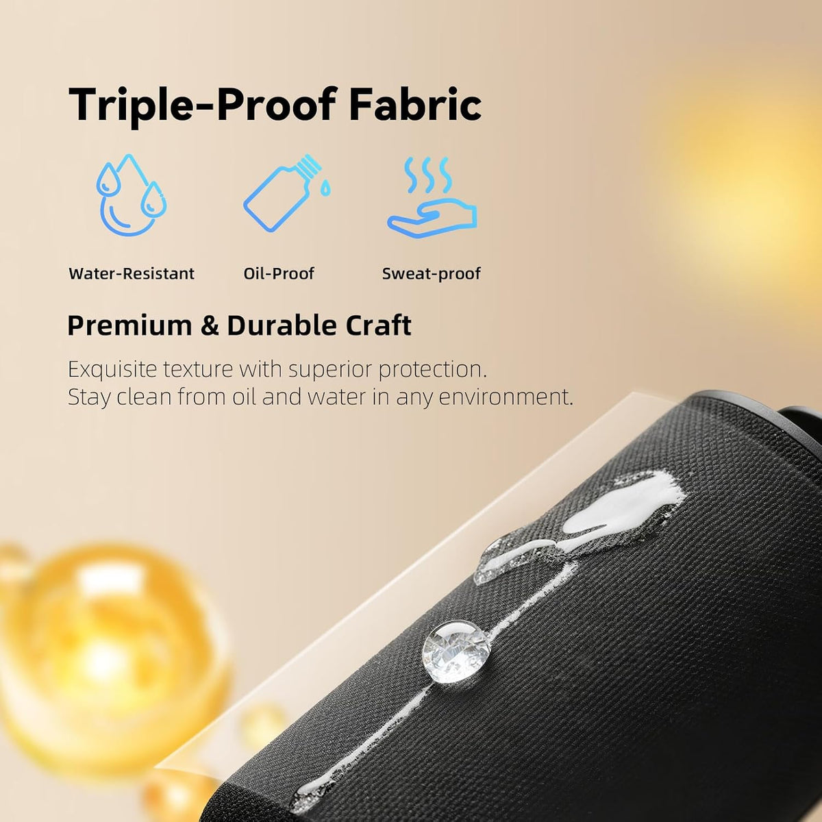 Waterless Essential Oil Diffuser for Home & Car,Fabric Covered with Ambient Light,2-in-1 Modes & Adjustable Mist Output,Cordless Portable Scent Machine with Auto Start-Stop,Fits 5/10/15ml