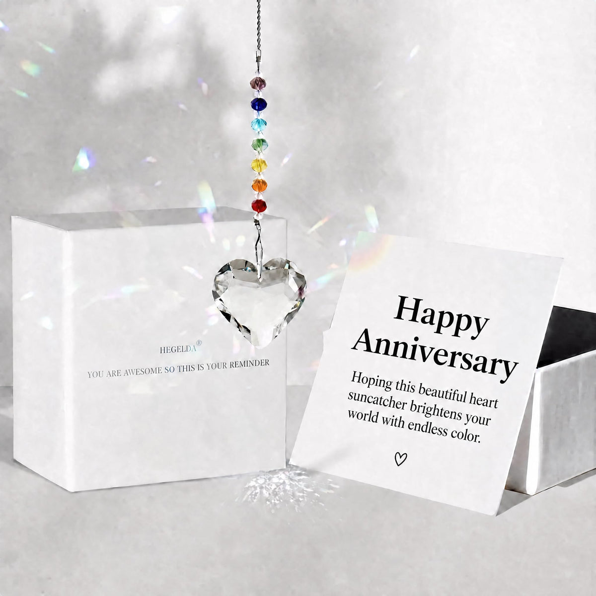 Birthday Gifts for Women Friend Crystal Suncatcher Christmas Ornament Decor