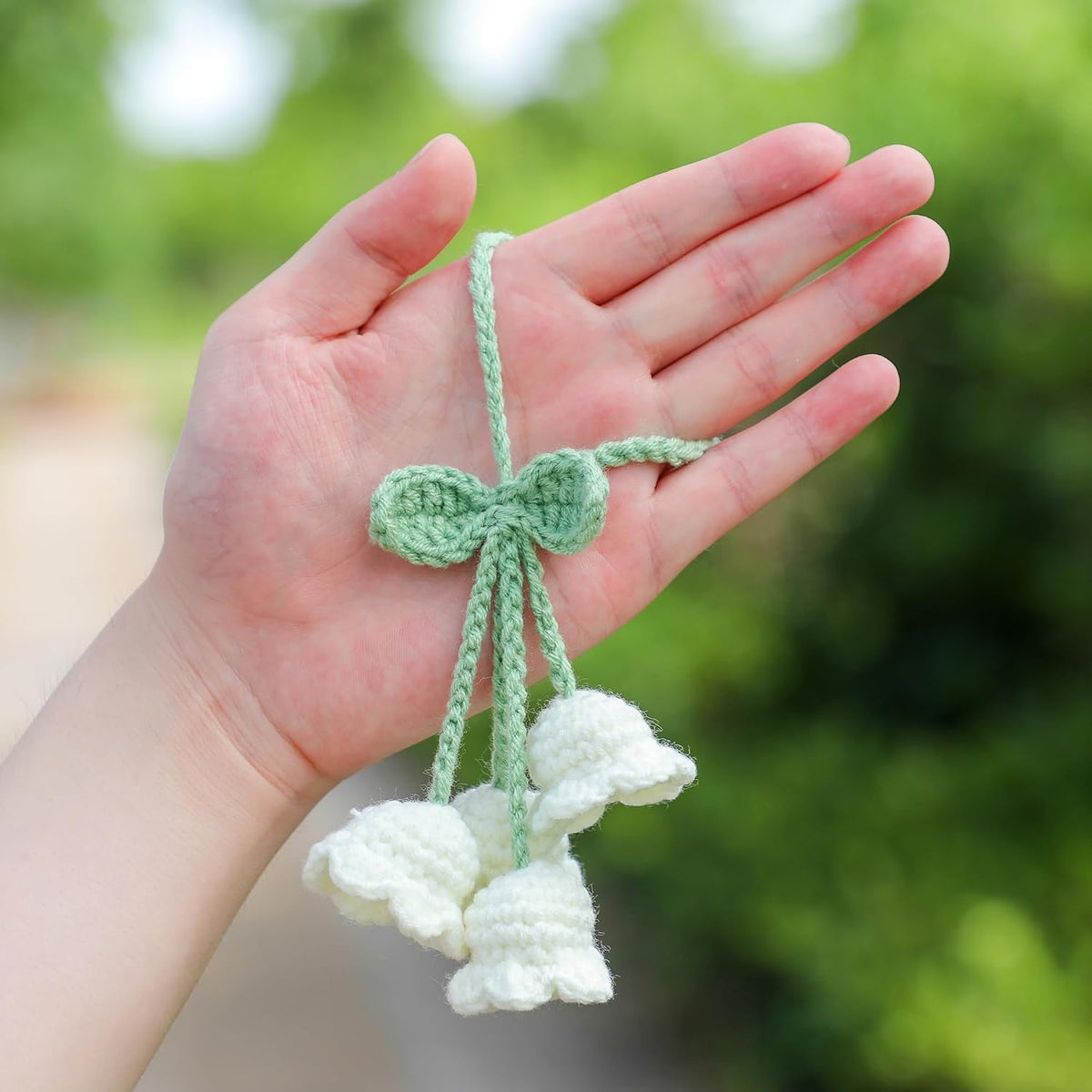 Car Decor Flower Car Mirror Hanging Accessories, Car Accessories for Women