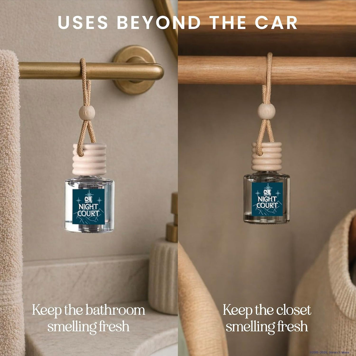 CandeCraftCo Car Fresheners Official ACOTAR™ Collection - (Night Court)