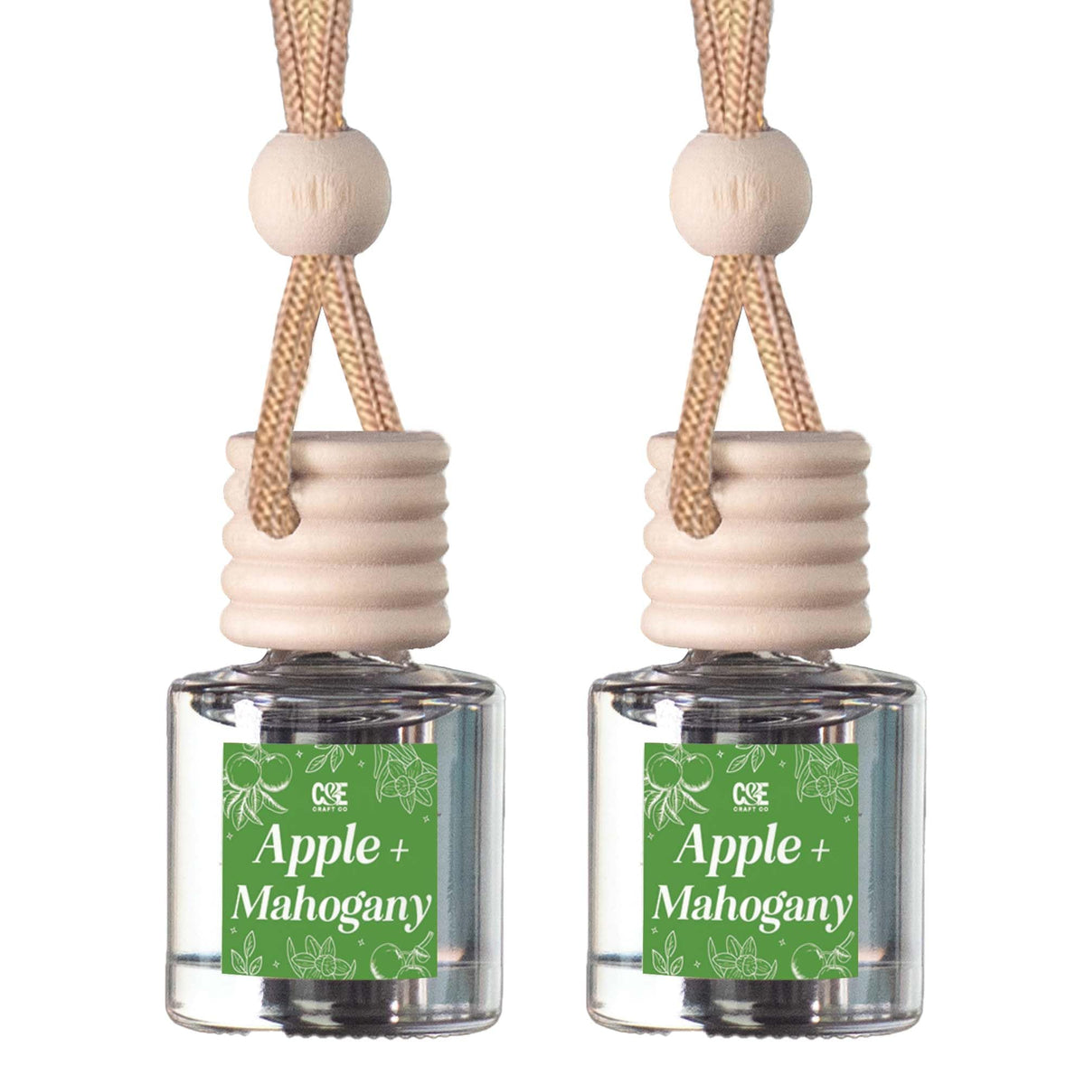 CANDECraftCo 2 Pack Hanging Car Air Freshener Diffuser for Essential Oils