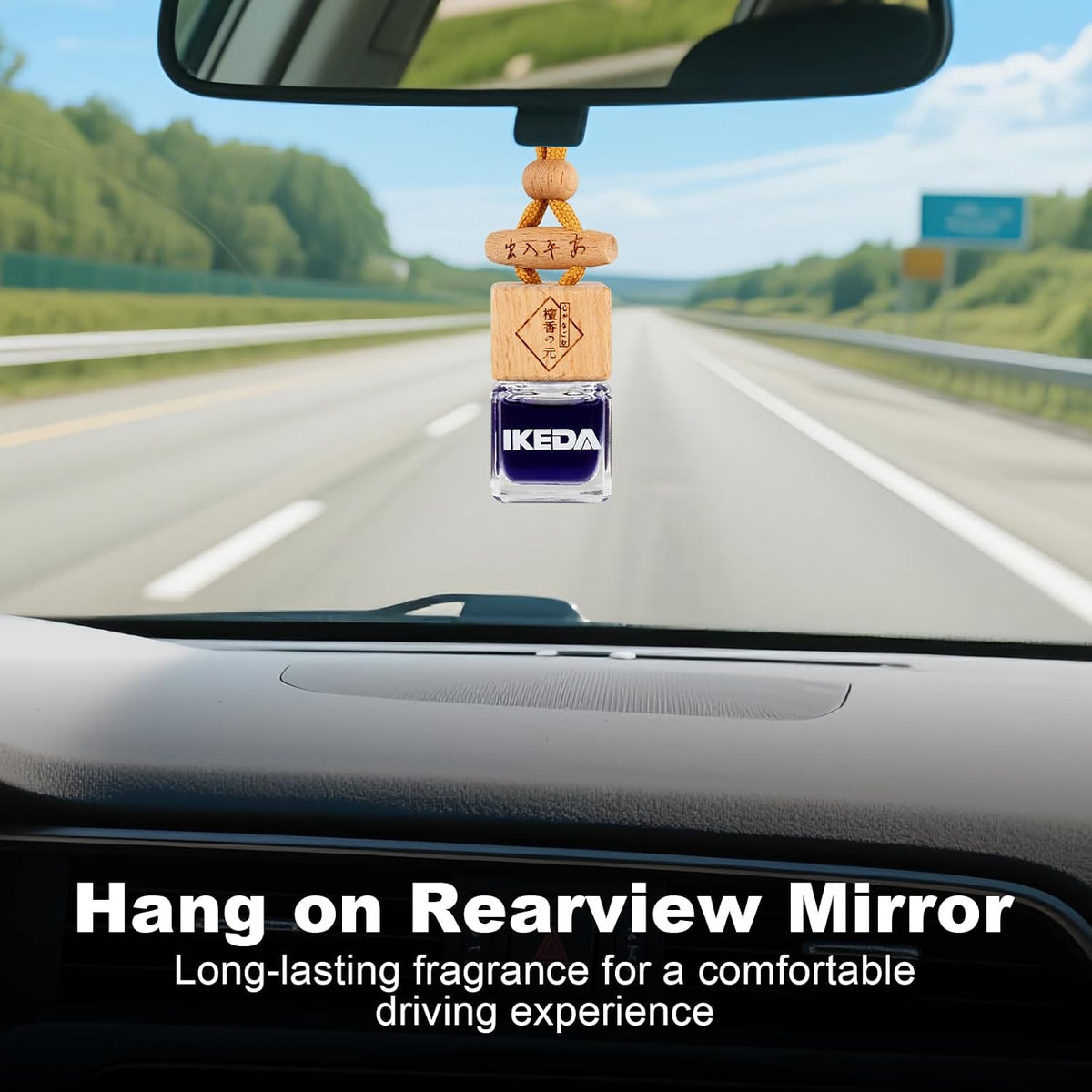 Hanging Car Air Freshener Diffuser, 3 Pack 10ml, 45 Days Long Lasting