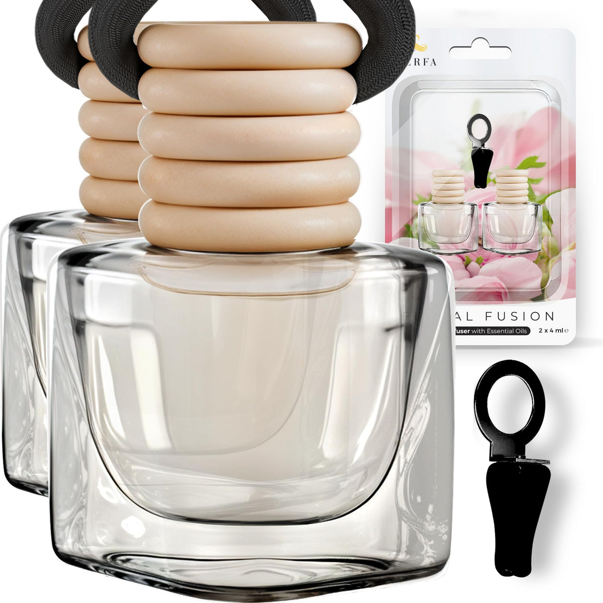 Car Air Freshener - Citrus Lemon Inspired Perfume Diffuser by Perfa