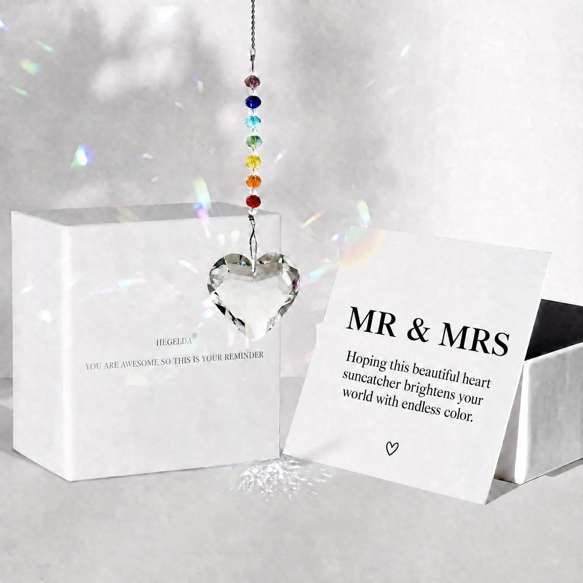 Birthday Gifts for Women Friend Crystal Suncatcher Christmas Ornament Decor