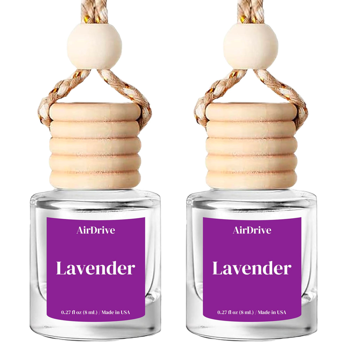 Car Air Freshener Tropical Bora-Bora 2 Pack Coconut Hanging Air Freshener Diffuser, Cute Car Accessories Air Freshner for Women & Men Gift Non-Toxic Car Scent Long Lasting Oil Diffuser Made in USA