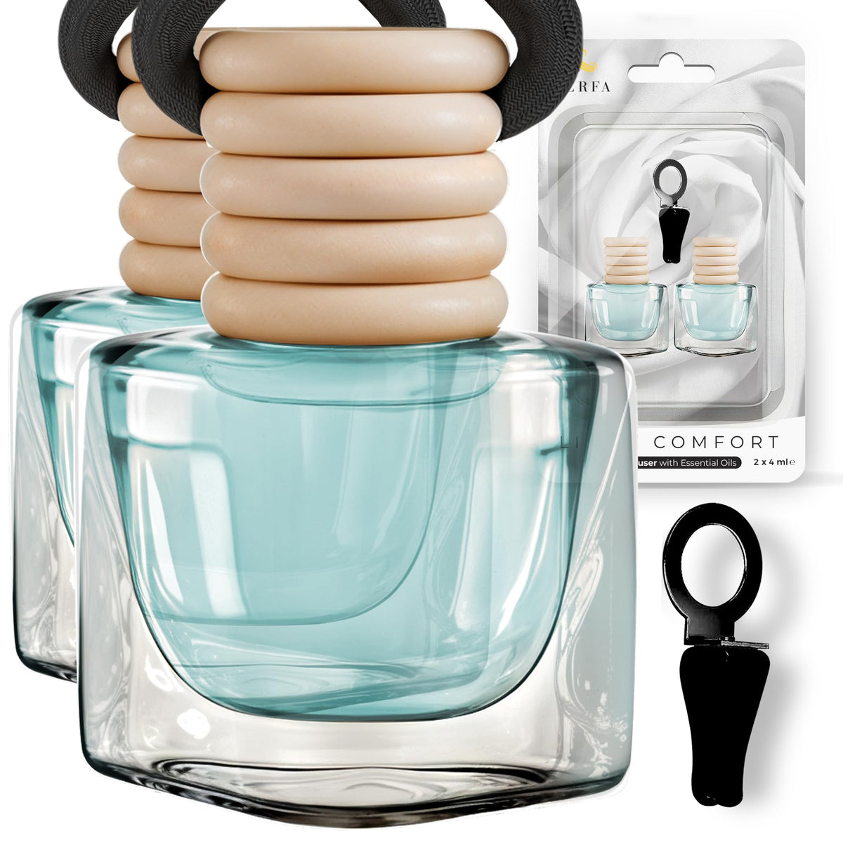 Car Air Freshener - Citrus Lemon Inspired Perfume Diffuser by Perfa