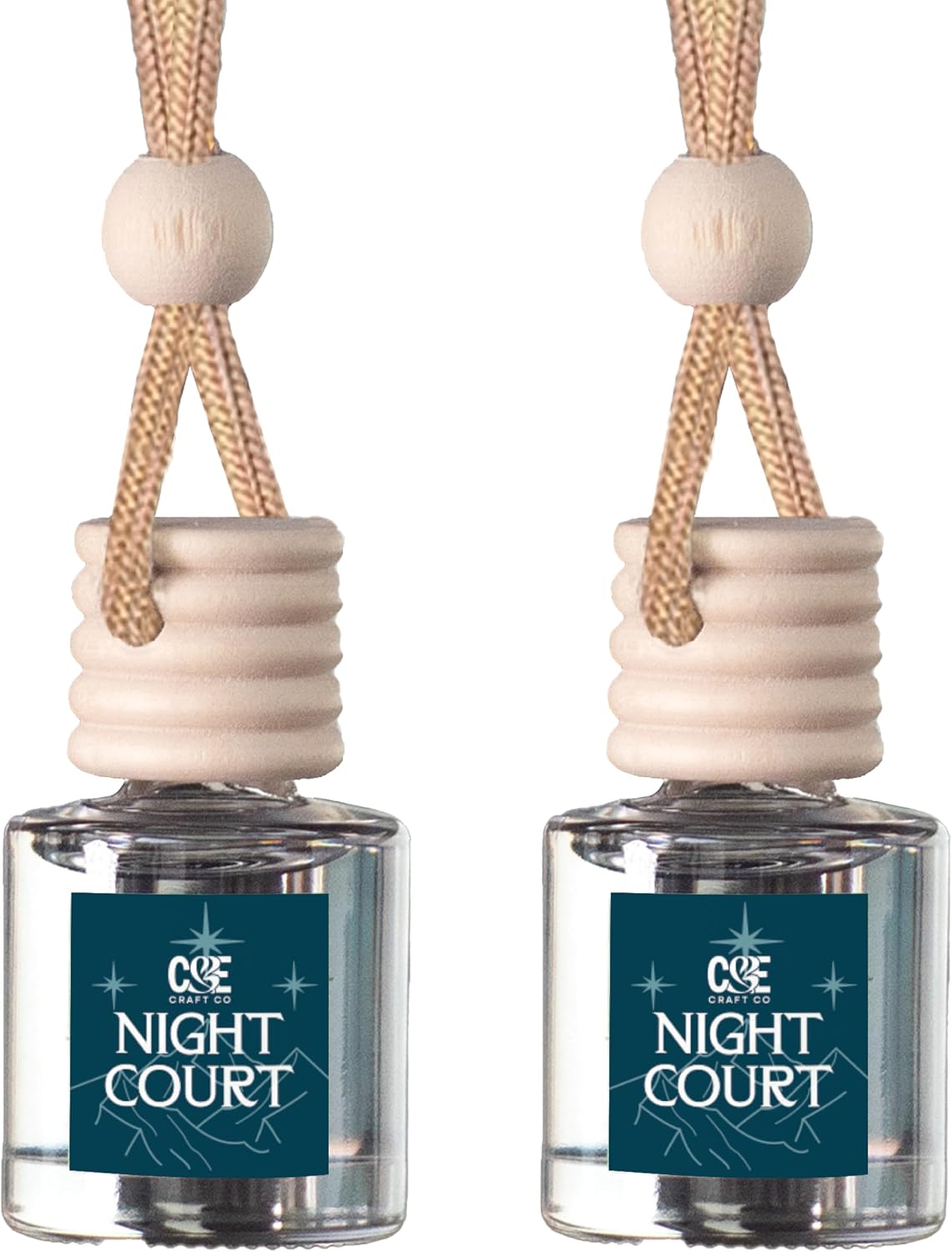 CandeCraftCo Car Fresheners Official ACOTAR™ Collection - (Night Court)