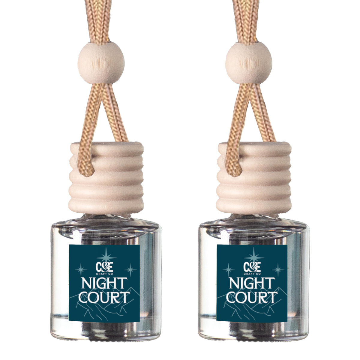 CandeCraftCo Car Fresheners Official ACOTAR™ Collection - (Night Court)