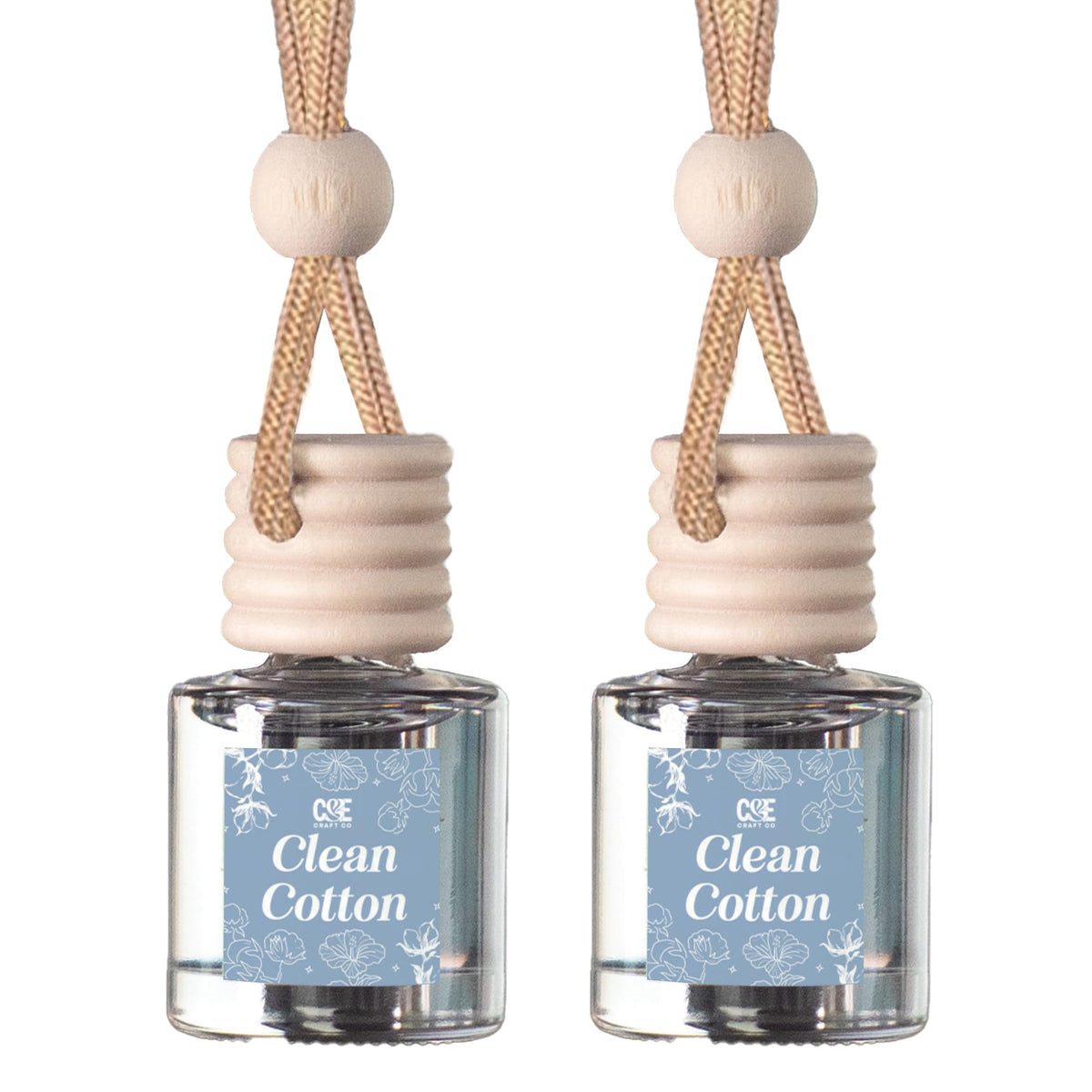 CANDECraftCo 2 Pack Hanging Car Air Freshener Diffuser for Essential Oils