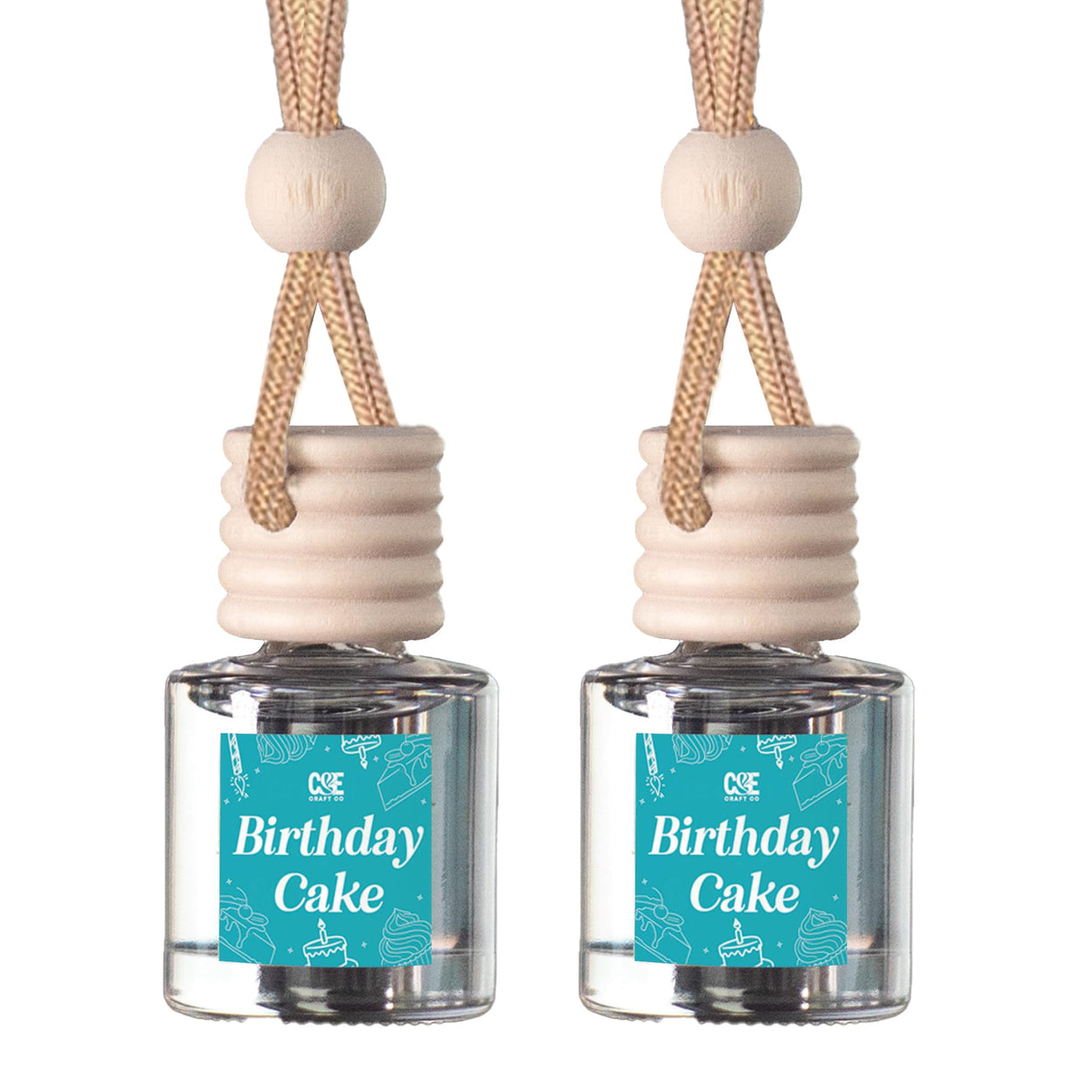 CANDECraftCo 2 Pack Hanging Car Air Freshener Diffuser for Essential Oils