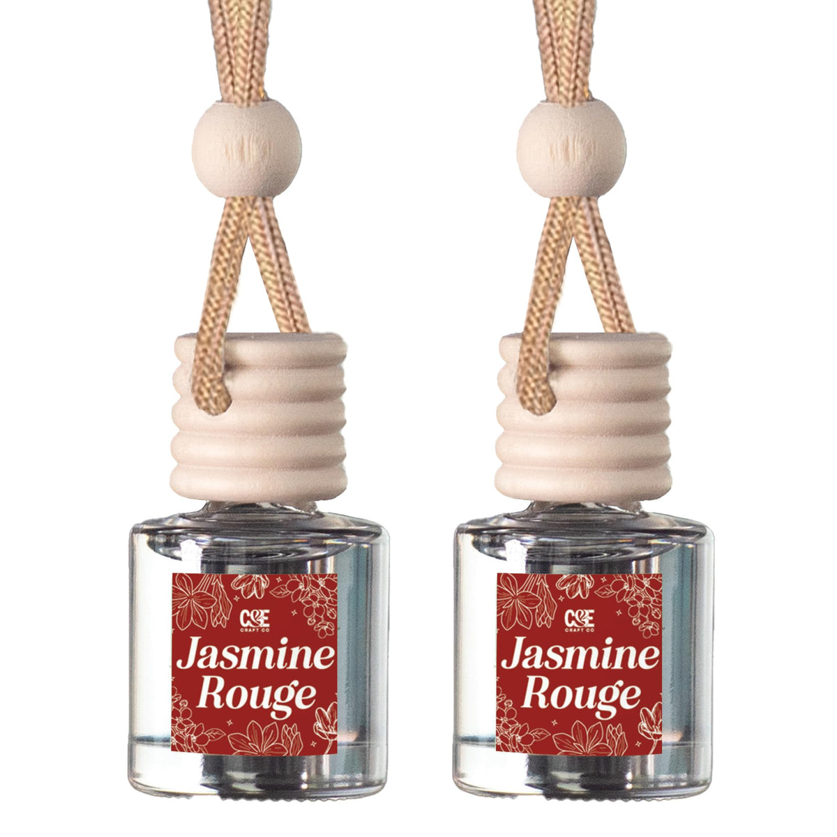 CANDECraftCo 2 Pack Hanging Car Air Freshener Diffuser for Essential Oils