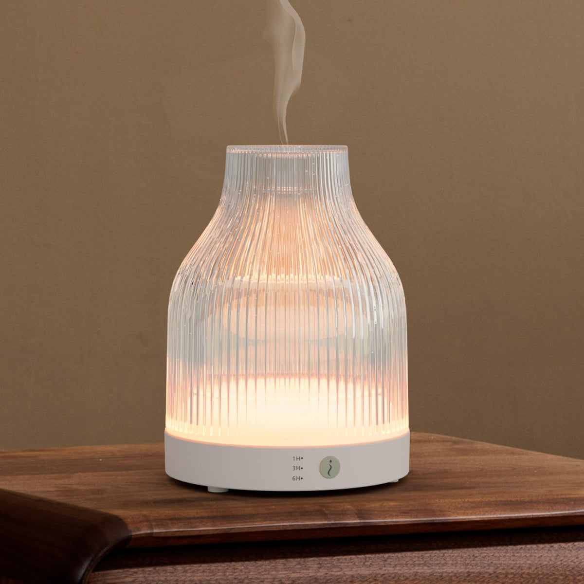 Car Diffuser for Essential Oils, Small Portable Car Essential Oil Diffuser with Built-in USB Cable, Mini Aromatherapy Air Scent Humidifier Diffuser for Travel/Office/Home (Elegant Black)