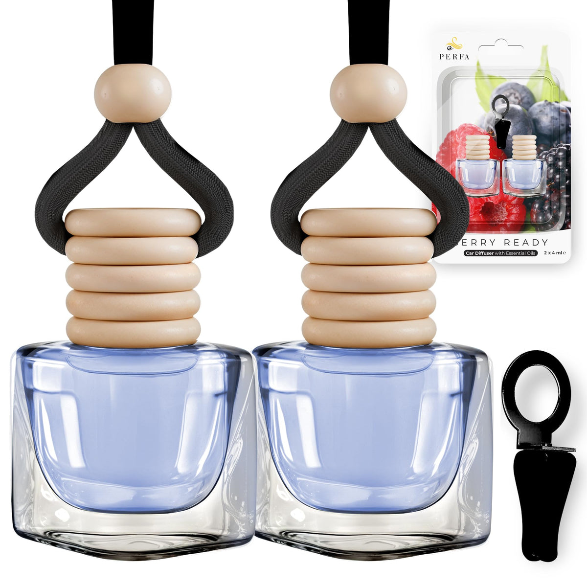 Car Air Freshener - Citrus Lemon Inspired Perfume Diffuser by Perfa