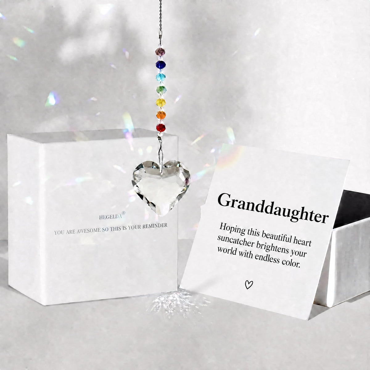 Birthday Gifts for Women Friend Crystal Suncatcher Christmas Ornament Decor