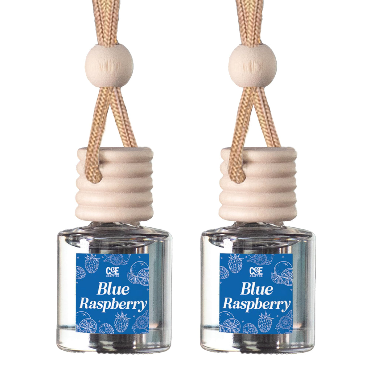 CANDECraftCo 2 Pack Hanging Car Air Freshener Diffuser for Essential Oils