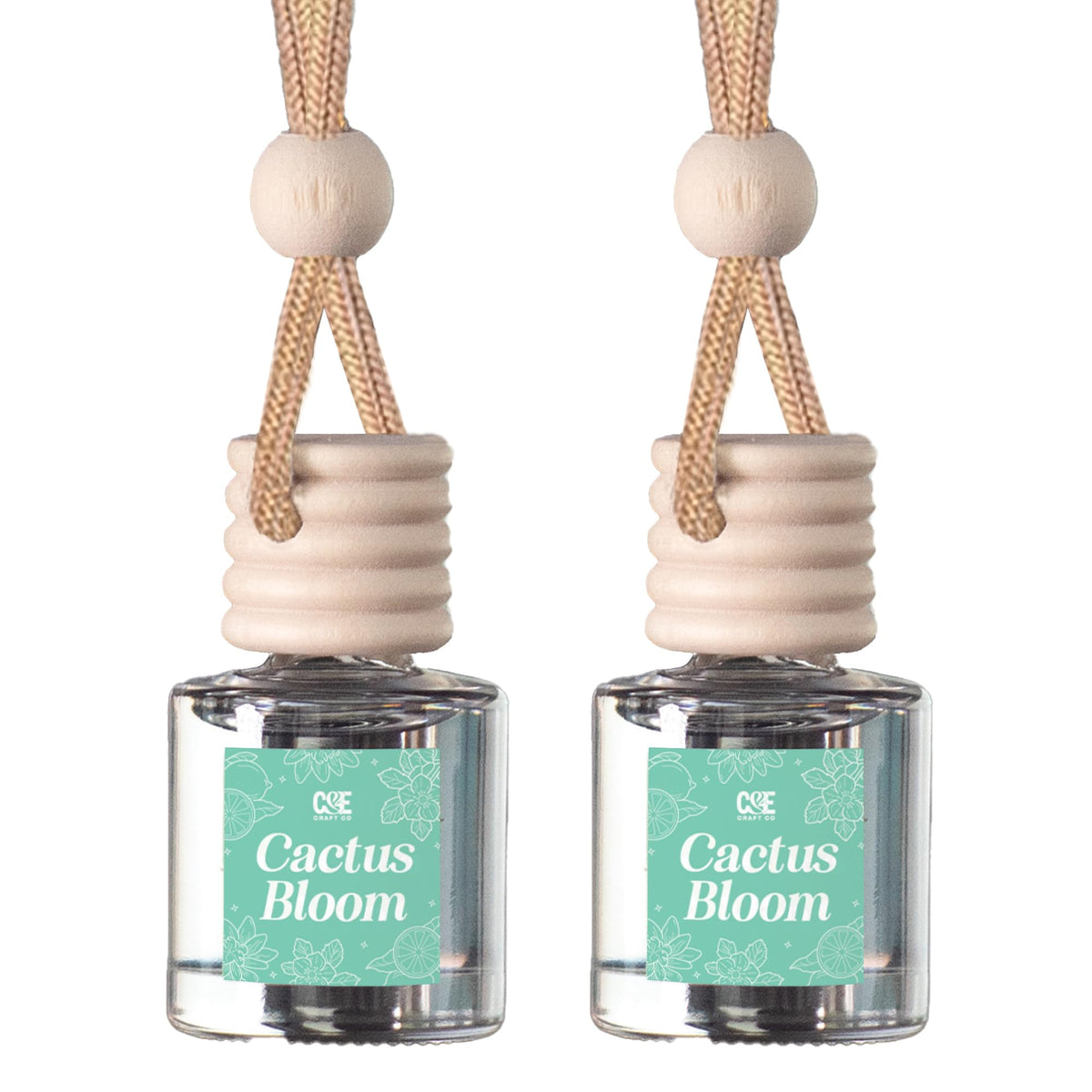 CANDECraftCo 2 Pack Hanging Car Air Freshener Diffuser for Essential Oils