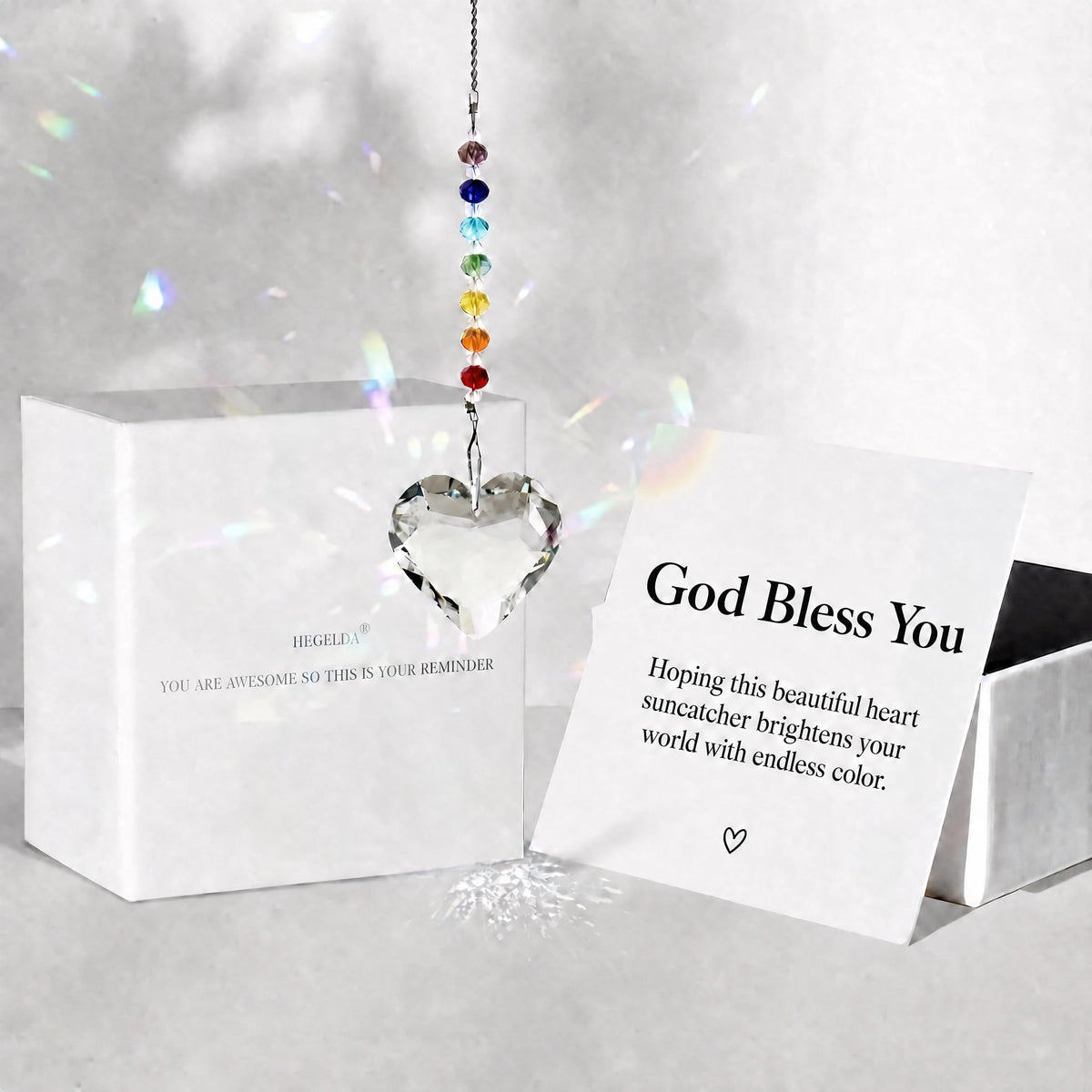 Birthday Gifts for Women Friend Crystal Suncatcher Christmas Ornament Decor