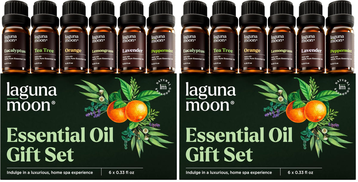 Lagunamoon Fall Essential Oils Set for Diffuser for Home 6 x 10ml