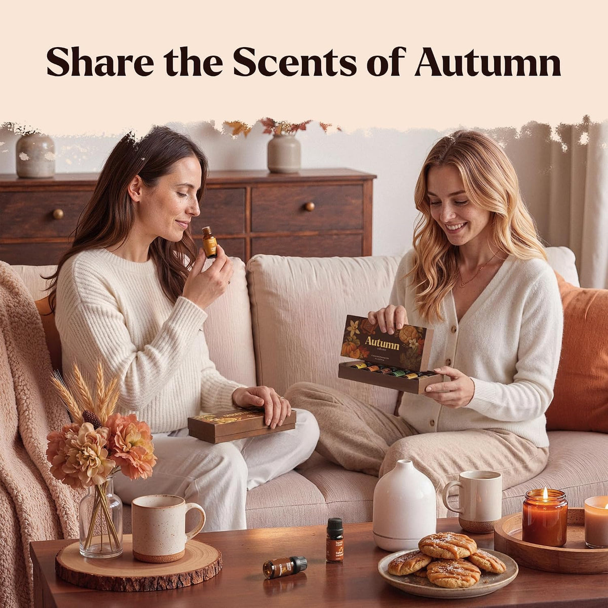 Lagunamoon Fall Essential Oils Set for Diffuser for Home 6 x 10ml