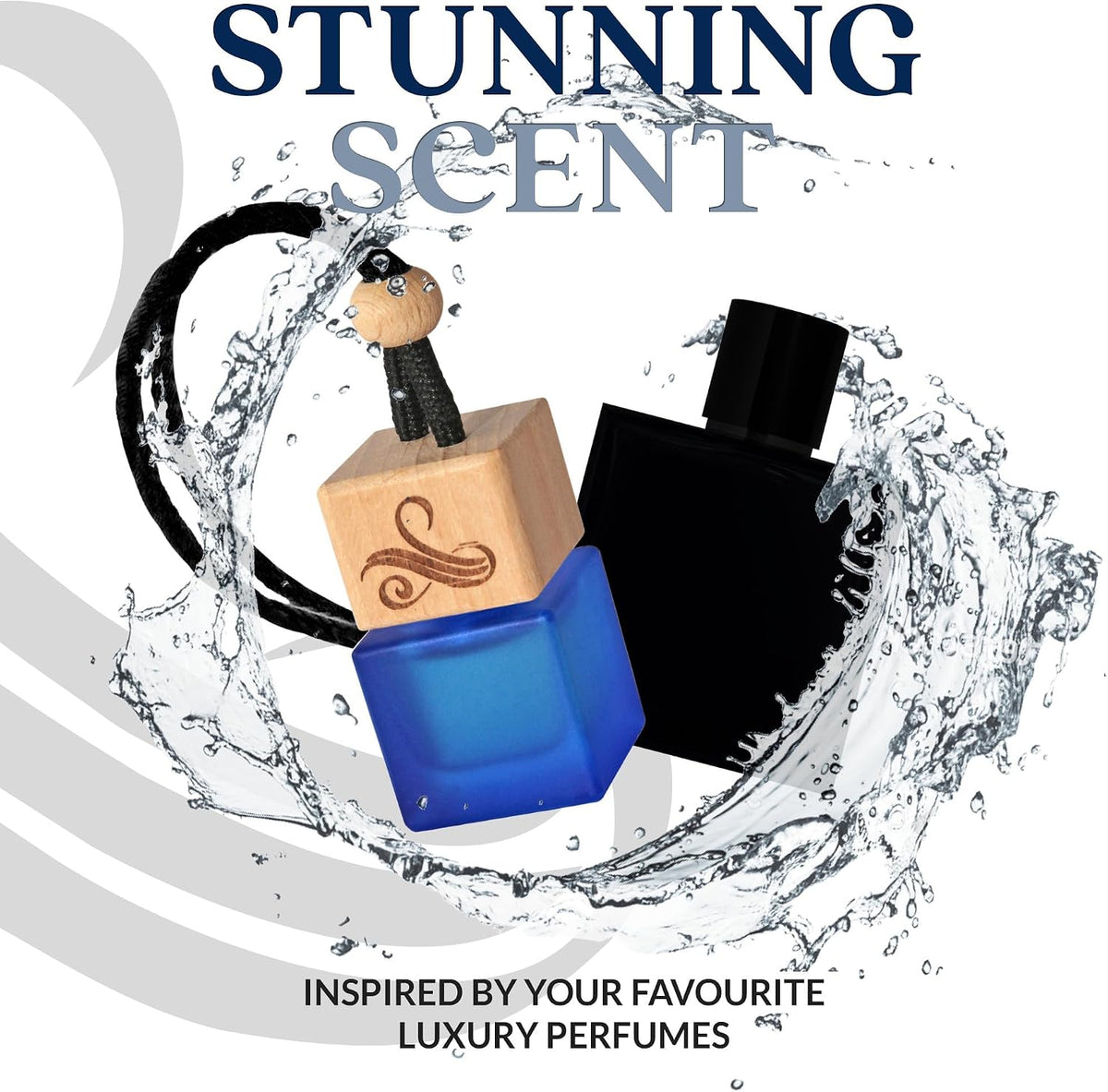 Car Air Freshener for Men - Solvère Inspired Perfume Diffuser Home by Perfa