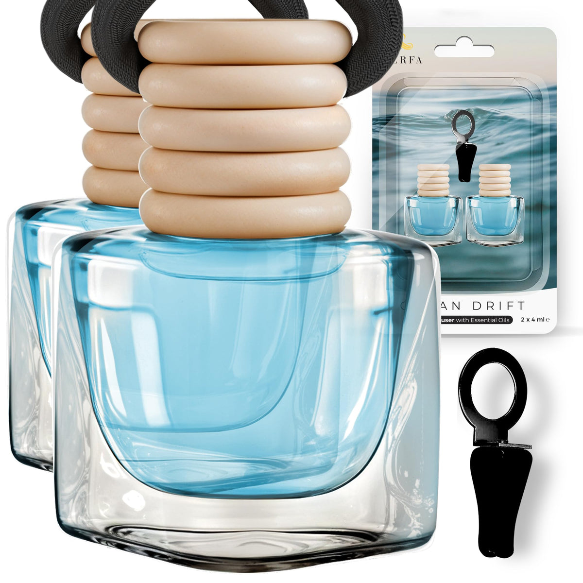 Car Air Freshener - Citrus Lemon Inspired Perfume Diffuser by Perfa